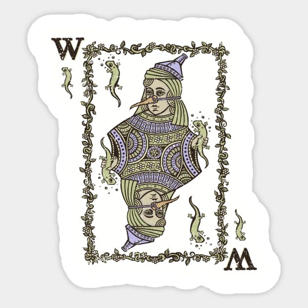 The Witch Sticker by kg07_shirts